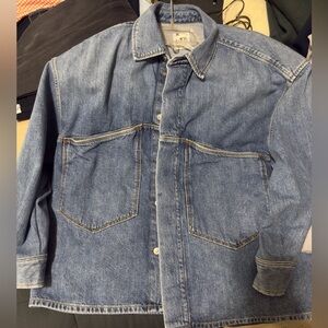 NWOT MENS Zara Classic Blue Denim Men's Jacket LIMITED EDITION - MENS MEDIUM